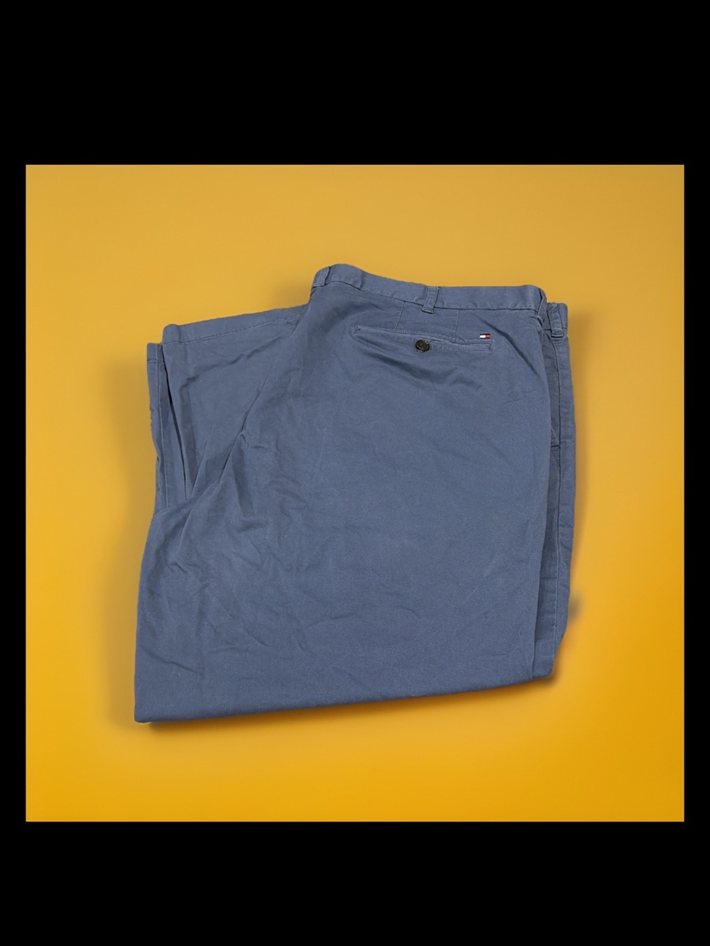 Tommy Hilfiger TH Blue Gray Dress Pants Mens 51 X 30 Classic Fit Big & Tall